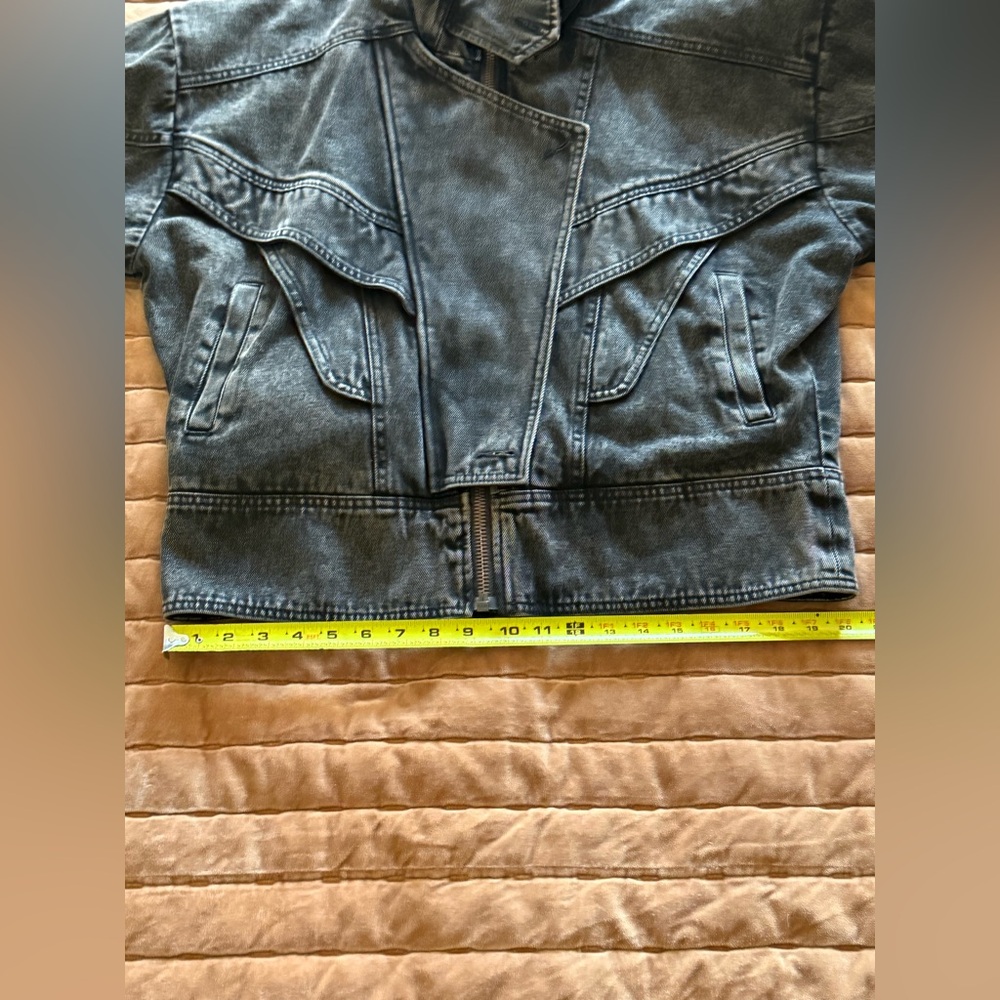 Lorena Saravia H&M VOLUMINOUS TWILL JACKET DARK BROWN, Size Small - Picture 3 of 10